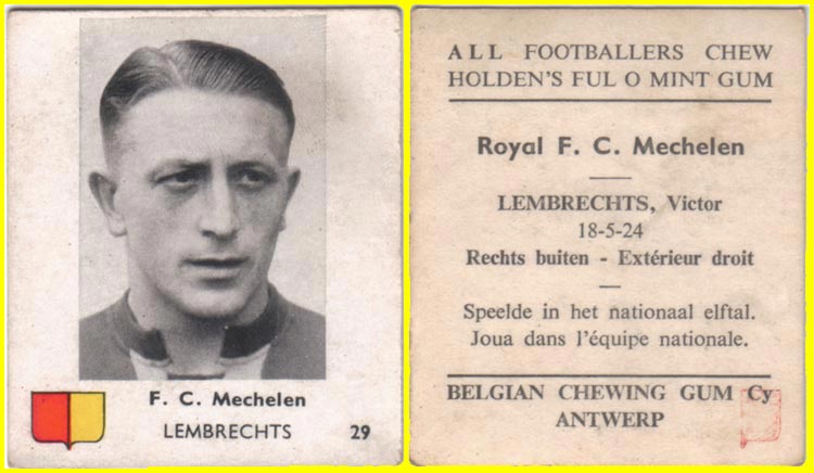 Torke Lemberechts, le « Stanley Matthews belge »