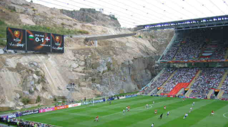 Gravé dans la roche : le stade municipal de Braga