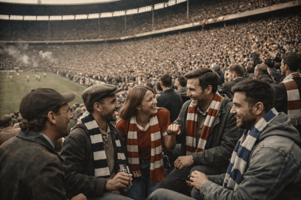 Fans de Pinte2Foot en tribunes