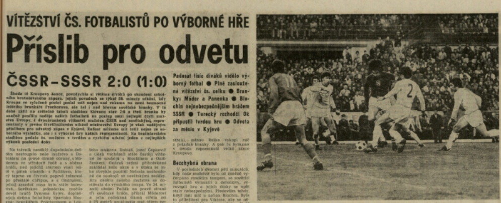 Article de Rudé Pravo, 26 avril 1976