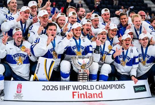 Congratulations to Finland on winning gold at the 2026 #IIHF #MensWorlds! 🇫🇮🥇